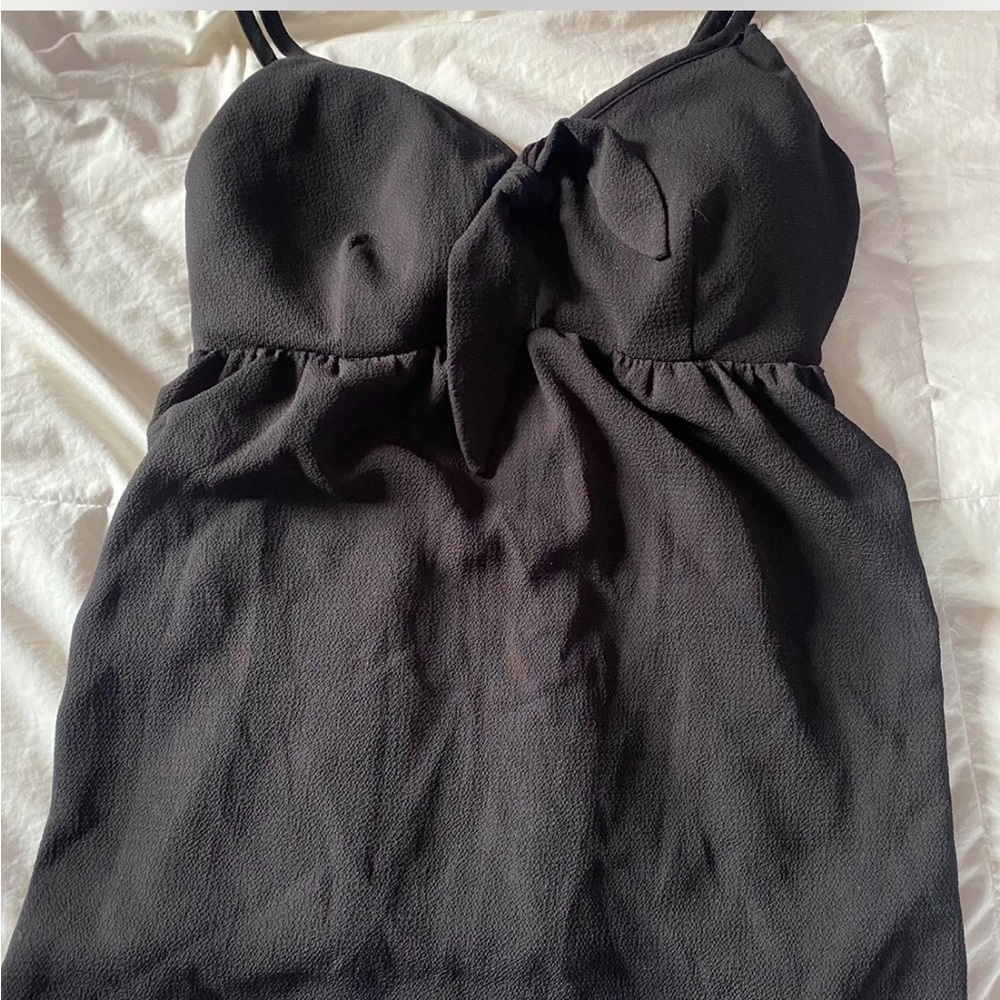Candie's Black Sleeveless Blouse